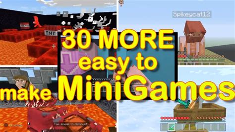 minecraft mini games|5 Ideas for Mini Games on Minecraft Console Edition.